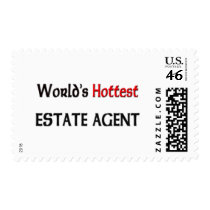 Worlds Hottest Estate Agent postage by tshirtshirts Worlds Hottest Estate Agent postage