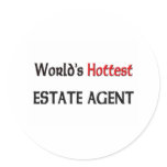 Worlds Hottest Estate Agent Sticker