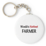 Worlds Hottest Farmer Key Chains