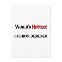 Worlds Hottest Fashion Designer postcards