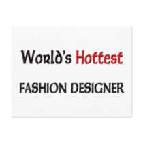 Worlds Hottest Fashion Designer postcards