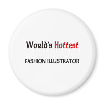 Worlds Hottest Fashion Illustrator magnets