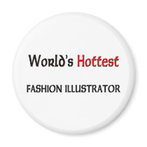Worlds Hottest Fashion Illustrator magnets