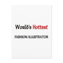 Worlds Hottest Fashion Illustrator postcards