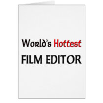 Worlds Hottest Film Editor cards