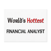 Worlds Hottest Financial Analyst Post Cards
