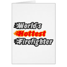 World's Hottest Firefighter Card