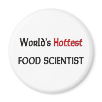 Worlds Hottest Food Scientist magnets