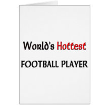 Worlds Hottest Football Player Card