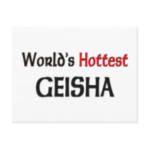Worlds Hottest Geisha postcards