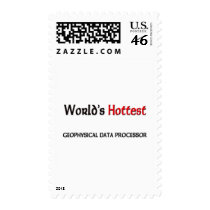 Worlds Hottest Geophysical Data Processor postage by tshirtshirts Worlds Hottest Geophysical Data Processor postage