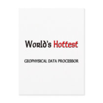 Worlds Hottest Geophysical Data Processor postcards by tshirtshirts Worlds Hottest Geophysical Data Processor postcards