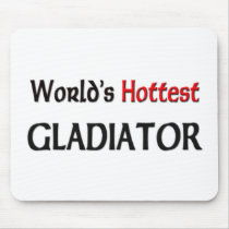 Worlds Hottest Gladiator mousepads by tshirtshirts Worlds Hottest Gladiator mousepads