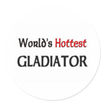 Worlds Hottest Gladiator stickers by tshirtshirts Worlds Hottest Gladiator stickers