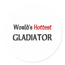 Worlds Hottest Gladiator stickers by tshirtshirts Worlds Hottest Gladiator stickers