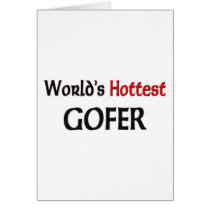 Worlds Hottest Gofer cards by tshirtshirts Worlds Hottest Gofer cards