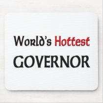Worlds Hottest Governor mousepads