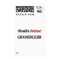 Worlds Hottest Gravedigger postage
