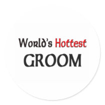 Worlds Hottest Groom Sticker