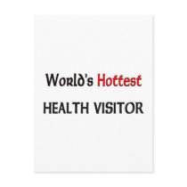 Worlds Hottest Health Visitor postcards by tshirtshirts Worlds Hottest Health Visitor postcards