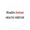 Worlds Hottest Health Visitor stickers