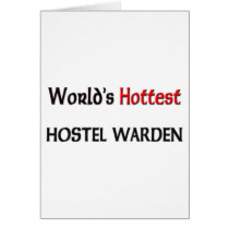 Worlds Hottest Hostel Warden cards by tshirtshirts Worlds Hottest Hostel Warden cards