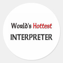 Worlds Hottest Interpreter Sticker