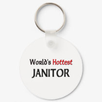 Worlds Hottest Janitor keychains