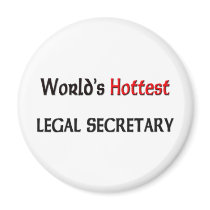 Worlds Hottest Legal Secretary magnets