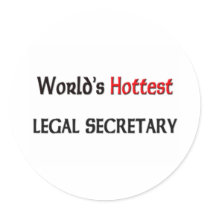 Worlds Hottest Legal Secretary stickers