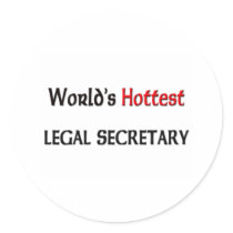 Worlds Hottest Legal Secretary stickers