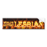 worlds hottest lesbian bumper stickers