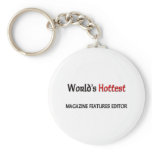 Worlds Hottest Magazine Features Editor Key Chain