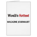 Worlds Hottest Magazine Journalist cards