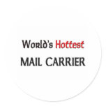 Worlds Hottest Mail Carrier Sticker