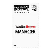 Worlds Hottest Manager postage by tshirtshirts Worlds Hottest Manager postage