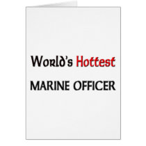 Worlds Hottest Marine Officer cards by tshirtshirts Worlds Hottest Marine Officer cards
