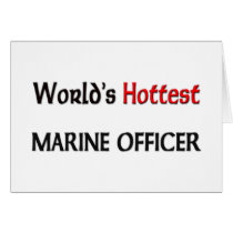 Worlds Hottest Marine Officer cards by tshirtshirts Worlds Hottest Marine Officer cards