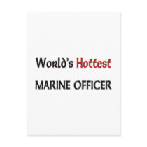 Worlds Hottest Marine Officer postcards by tshirtshirts Worlds Hottest Marine Officer postcards