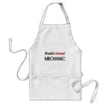 Worlds Hottest Mechanic aprons by tshirtshirts Worlds Hottest Mechanic aprons