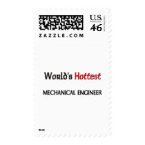 Worlds Hottest Mechanical Engineer Postage Stamp