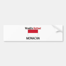 World's Hottest Monacan Bumper Stickers