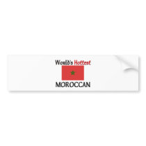 World's Hottest Moroccan bumper stickers