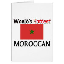 World's Hottest Moroccan cards by flagshirt World's Hottest Moroccan cards