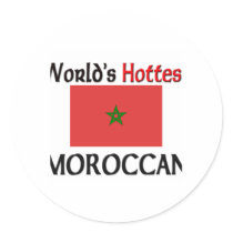 World's Hottest Moroccan stickers by flagshirt World's Hottest Moroccan stickers