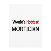 Worlds Hottest Mortician postcards by tshirtshirts Worlds Hottest Mortician postcards