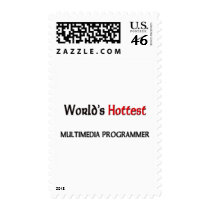 Worlds Hottest Multimedia Programmer postage