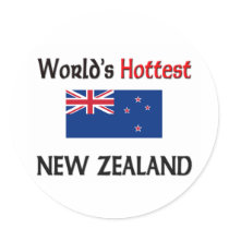 World's Hottest New Zealand stickers by flagshirt World's Hottest New Zealand stickers