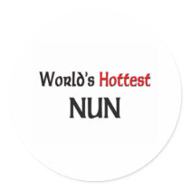 Worlds Hottest Nun stickers