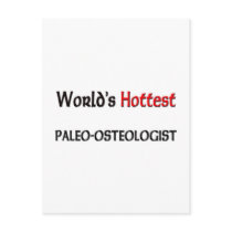 Worlds Hottest Paleo-Osteologist postcards